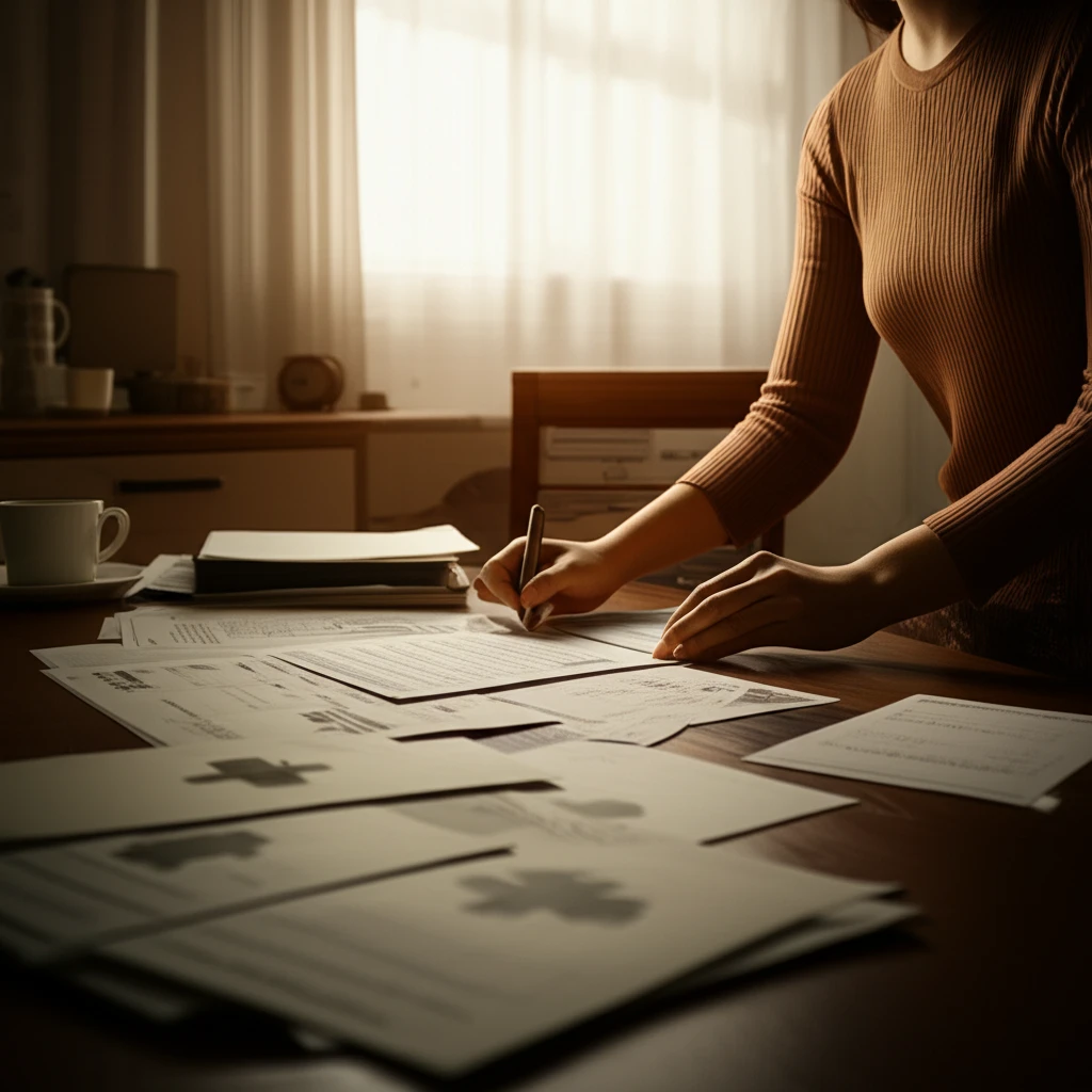 다양한 보험 관련 서류