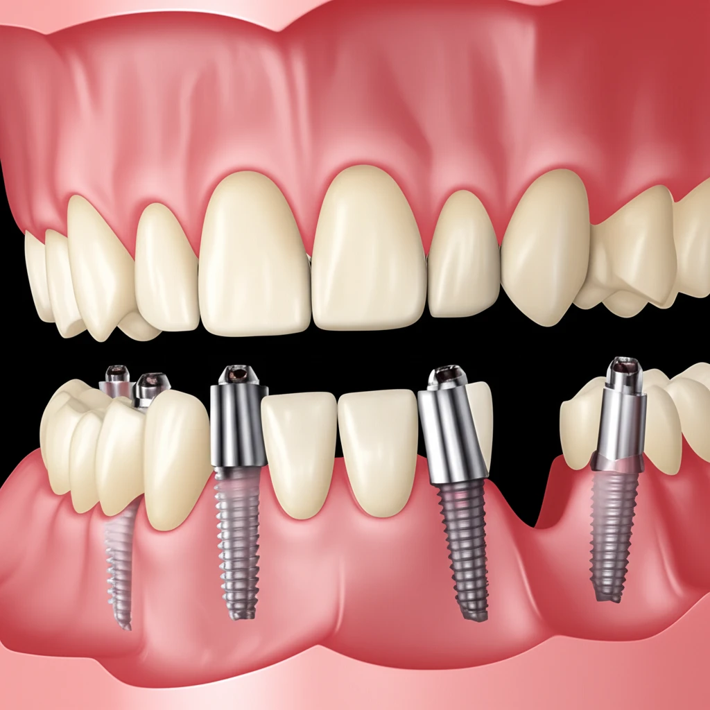고정성 임플란트 보철 모형