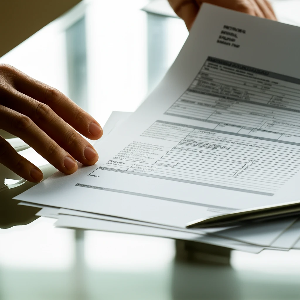 청구 서류 준비 이미지