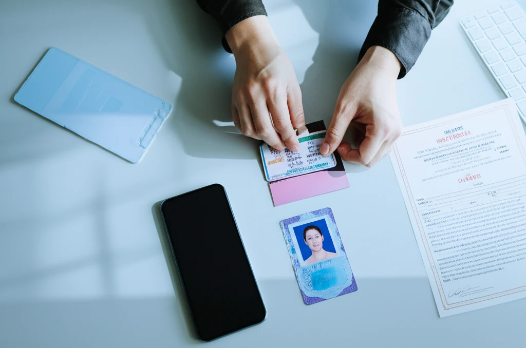 신청 전 미리 준비하는 모습