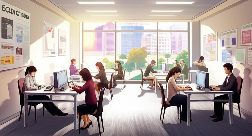 국민취업지원제도 로고와 취업 성공을 상징하는 이미지