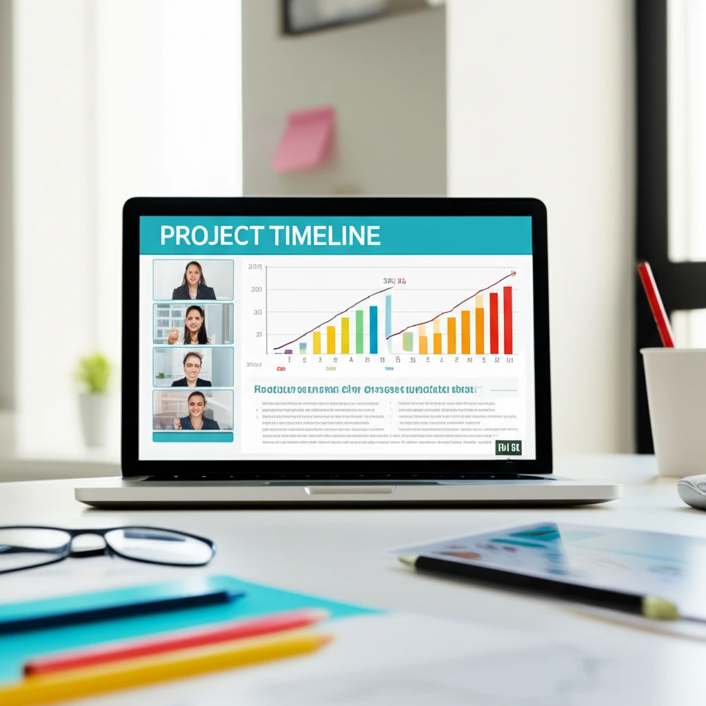 Decktopus의 팀 협업 대시보드 화면