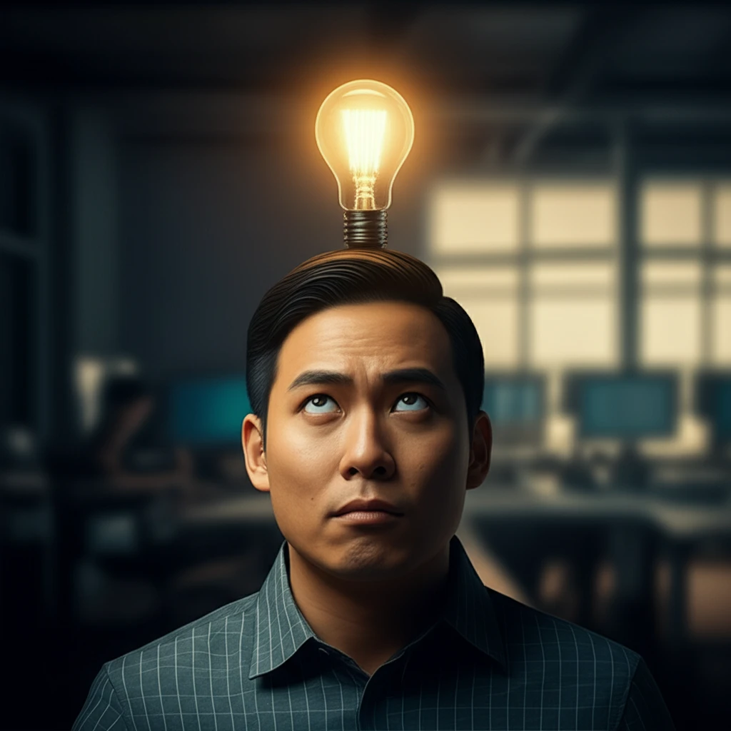 AI가 창의적인 프레젠테이션을 제안하는 모습