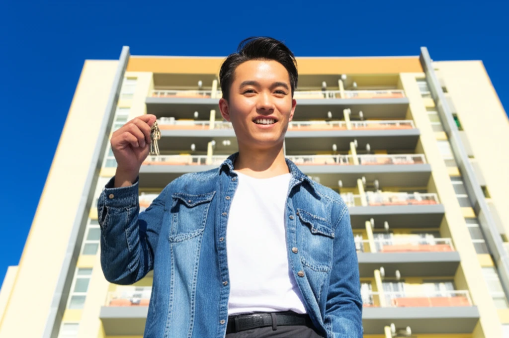 미래를 향한 청년의 첫걸음 이미지