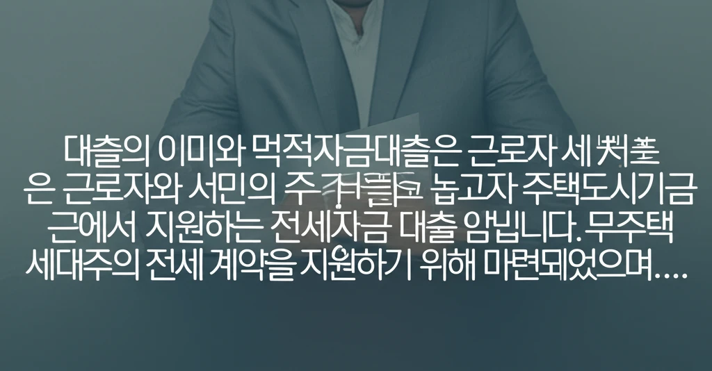 버팀목전세자금대출 안내 이미지