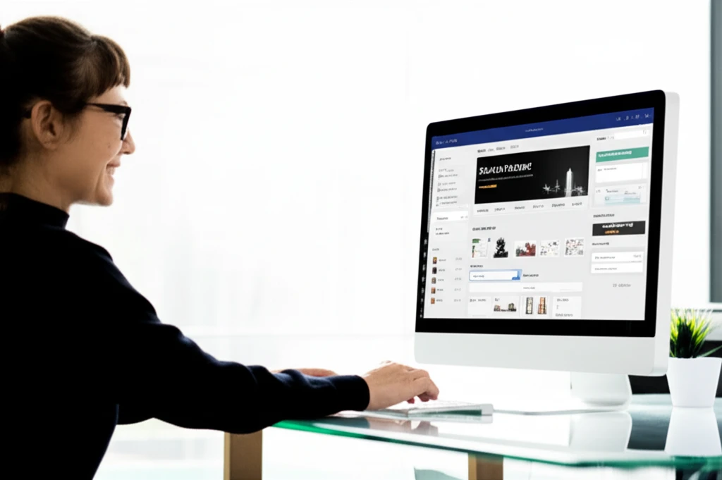 Wix ADI가 자동으로 웹사이트를 설계하여 시간을 절약하는 모습