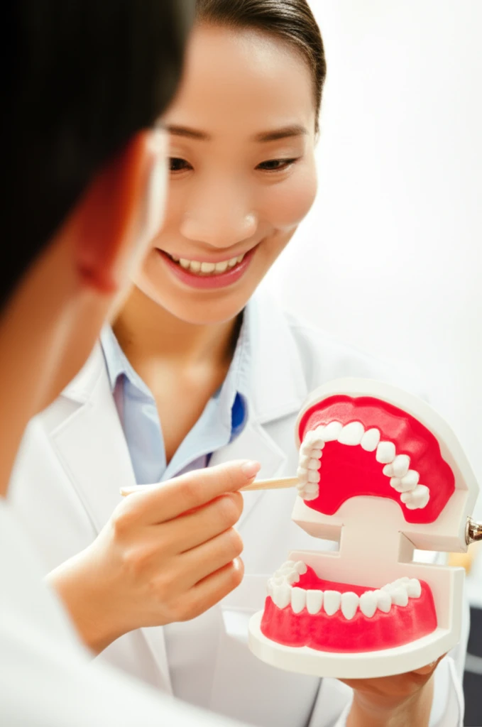 치아 비교 모형