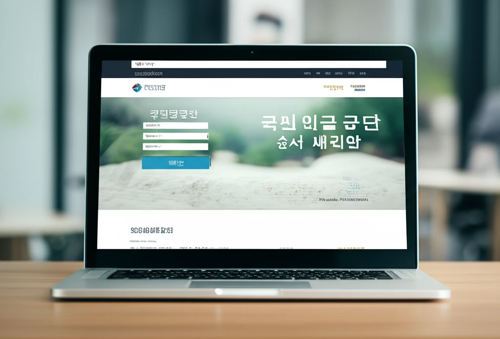 국민연금 홈페이지 확인