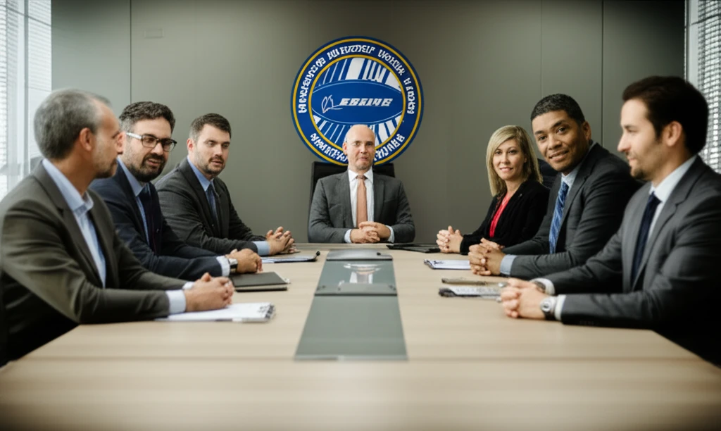 협상 테이블 이미지