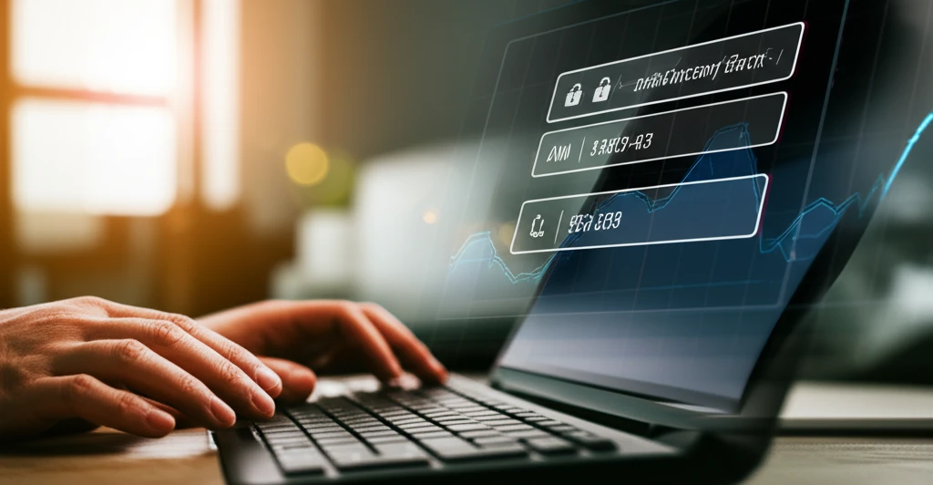 계좌 정보 확인하는 모습 이미지