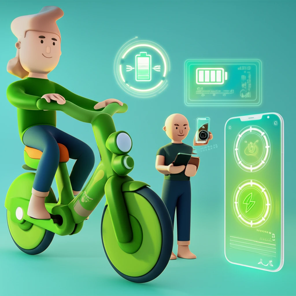 서울 한강을 달리는 따릉이와 전기 따릉이 이미지